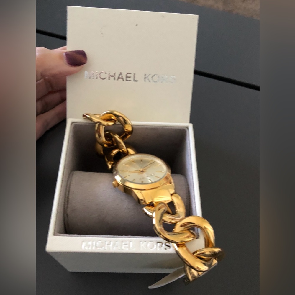 Michael Kors gold bracelet watch
